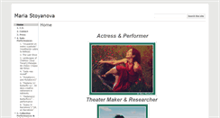 Desktop Screenshot of mariastoyanova.com