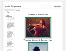 Tablet Screenshot of mariastoyanova.com